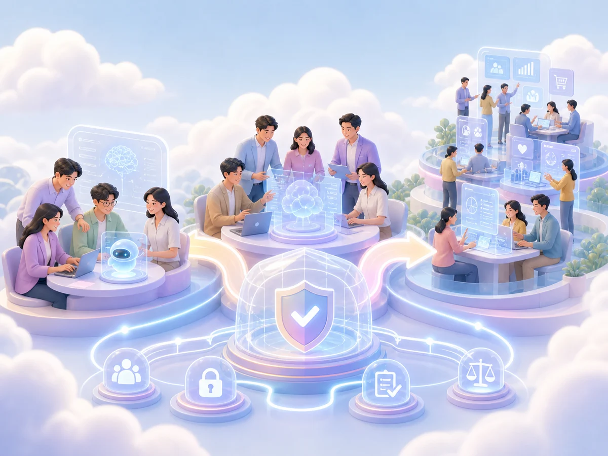 ทีมเรียนรู้และร่วมกันสร้าง AI solution ภายใต้ governance ก่อนขยายผลไปทั้งองค์กร